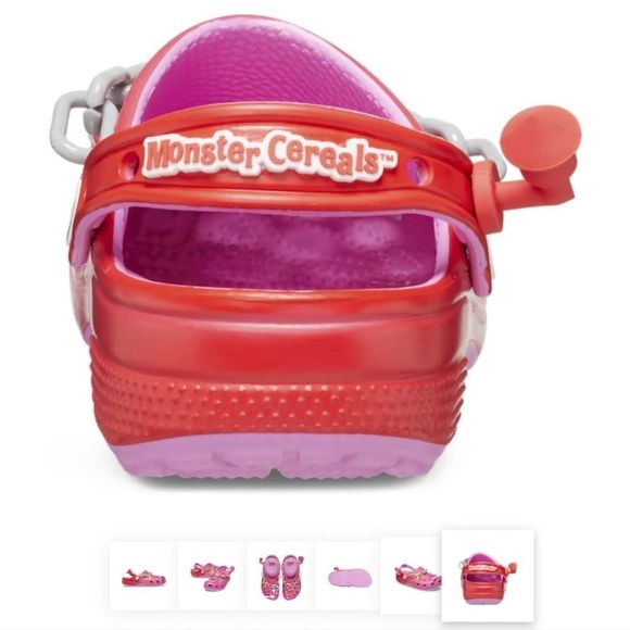 NEW NWT CROCS FRANKEN BERRY CLASSIC CLOG SHOES FRANKNBERRY GENERAL MILLS CEREAL - Picture 6 of 6